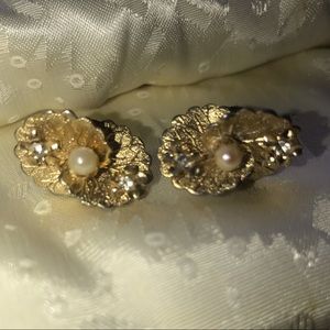 Antique clip on earrings